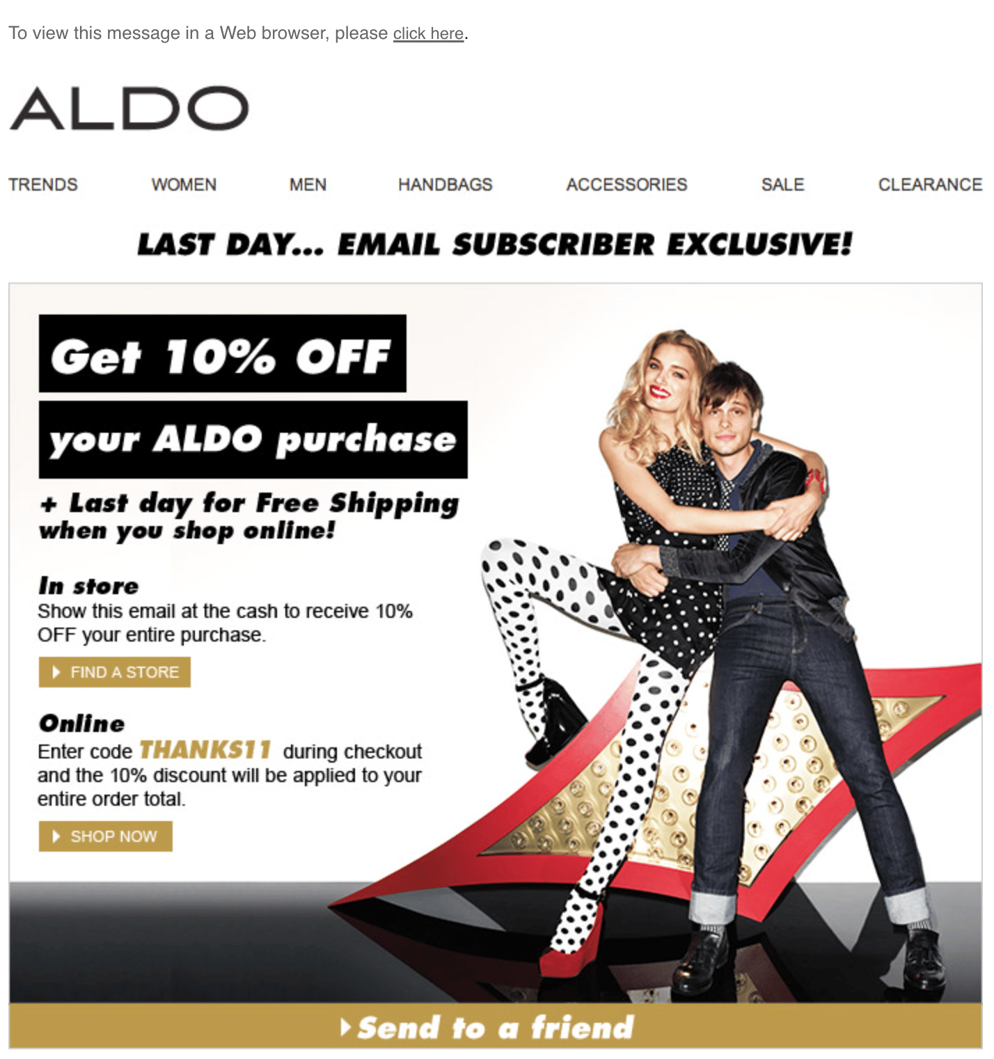 ALDOshoes - Newsletter