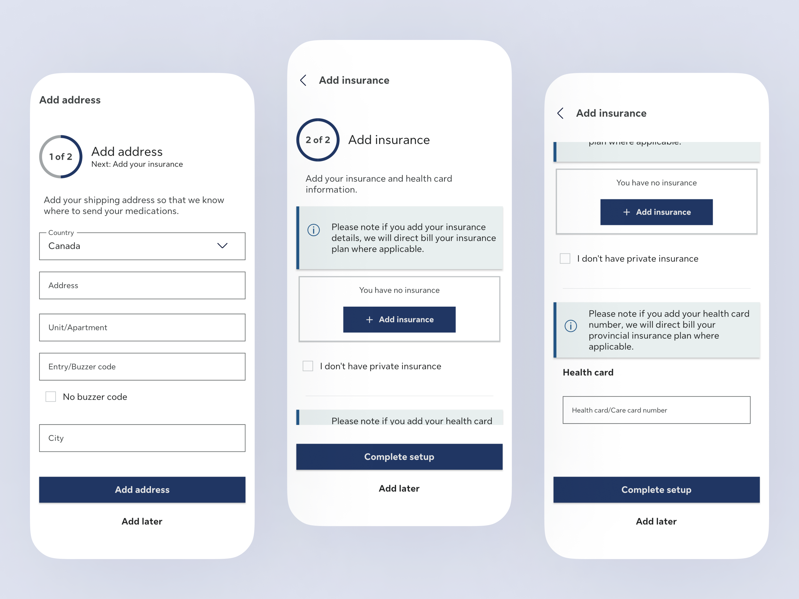 Lumino Health Pharmacy - Add address